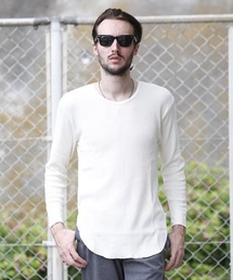 NOT RIGID | 【BS】ワッフルロング丈長袖カットソー(Tシャツ/カットソー)