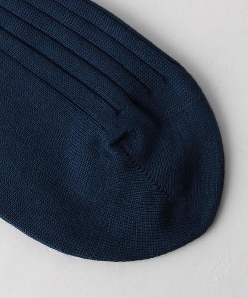 UNITED ARROWS（ユナイテッドアローズ）の「UDET べーシック リブ ソックス ◆（ソックス/靴下・メンズ・オフホワイト/ブラック/レッド/ケリー/コバルトブルー/ネイビー・FREE）」の9枚目の写真