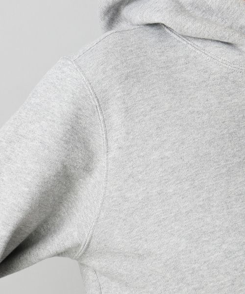 Champion（チャンピオン）の「【Champion】無地スウェットパーカー（パーカー・レディース・ライトピンク/ブラウン/ネイビー/ブラック/グレー/キナリ・LARGE/MEDIUM/SMALL）」の13枚目の写真