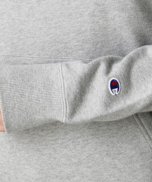 Champion（チャンピオン）の「【Champion】無地スウェットパーカー（パーカー・レディース・ライトピンク/ブラウン/ネイビー/ブラック/グレー/キナリ・LARGE/MEDIUM/SMALL）」の14枚目の写真