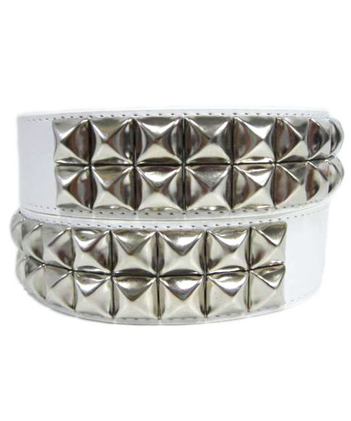 8(eight)(エイト)の「2連スタッズベルト(ベルト・メンズ・ブラック・FREE)」の3枚目の写真