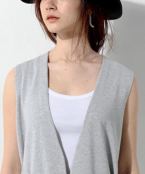 ユナイテッドアロー　ダブルボタン ロングベスト UNITED ARROWS＞T/W ダブルクロス ベスト B （ベスト）｜UNITED