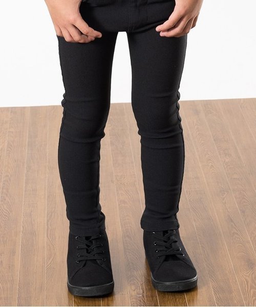 apres les cours(アプレレクール)の「デイリースキニーパンツ(その他パンツ・キッズ・ブラック/カーキ/ライトグレー/マスタード・140/110/130/80/90/100/120)」の2枚目の写真