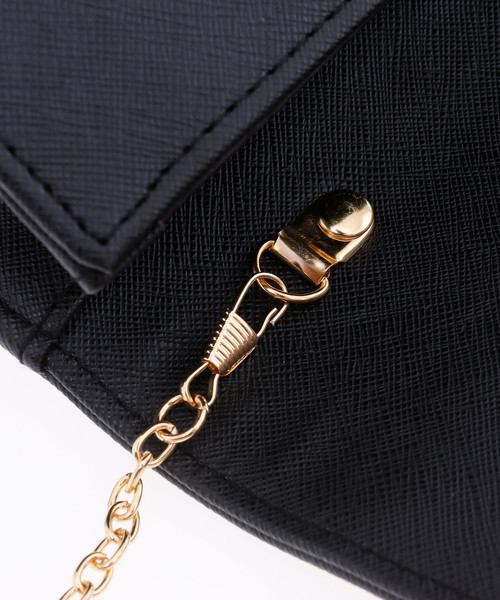 PourVous（プールヴー）の「リングクリップクラッチバッグ お呼ばれ 結婚式 オケージョン 同窓会（クラッチバッグ・レディース・ピンク/ブラック/ベージュ・FREE）」の13枚目の写真