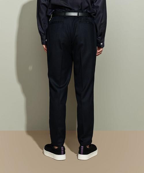 EN ROUTE（アンルート）の「ウールサージサイドテープパンツ（スラックス・メンズ・ブラック/ネイビー・1/2/3/4）」の3枚目の写真