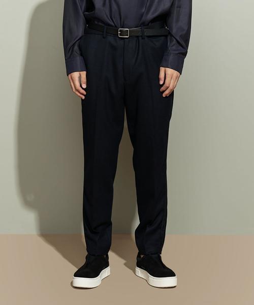 EN ROUTE（アンルート）の「ウールサージサイドテープパンツ（スラックス・メンズ・ブラック/ネイビー・1/2/3/4）」の4枚目の写真