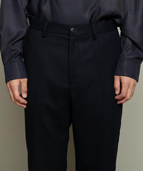 EN ROUTE（アンルート）の「ウールサージサイドテープパンツ（スラックス・メンズ・ブラック/ネイビー・1/2/3/4）」の7枚目の写真
