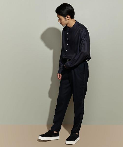 EN ROUTE（アンルート）の「ウールサージサイドテープパンツ（スラックス・メンズ・ブラック/ネイビー・1/2/3/4）」の13枚目の写真