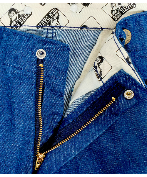 BEN DAVIS(ベンデイビス)の「BEN DAVIS NEW GORILLA PANTS MENS(デニムパンツ・メンズ・インディゴブルー・34inch/30inch/32inch)」の11枚目の写真