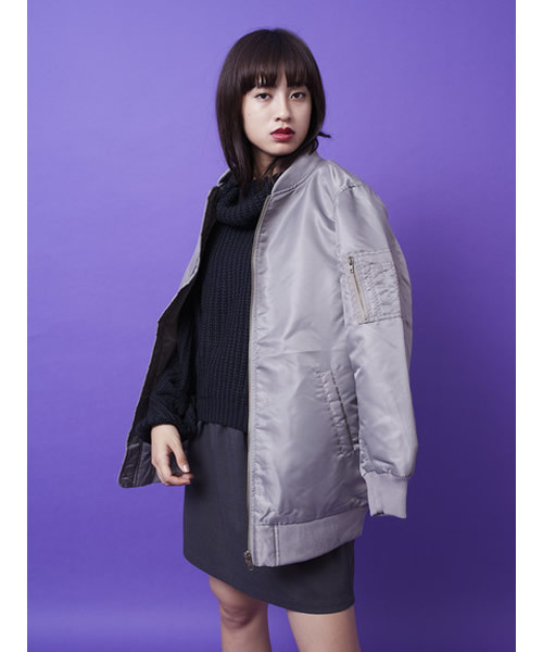 E Hyphen World Gallery イーハイフンワールドギャラリー の ロングma 1ブルゾン Ma 1 Wear E Hyphen World Gallery イーハイフンワールドギャラリー の ロングma 1ブルゾン Ma 1 Wear