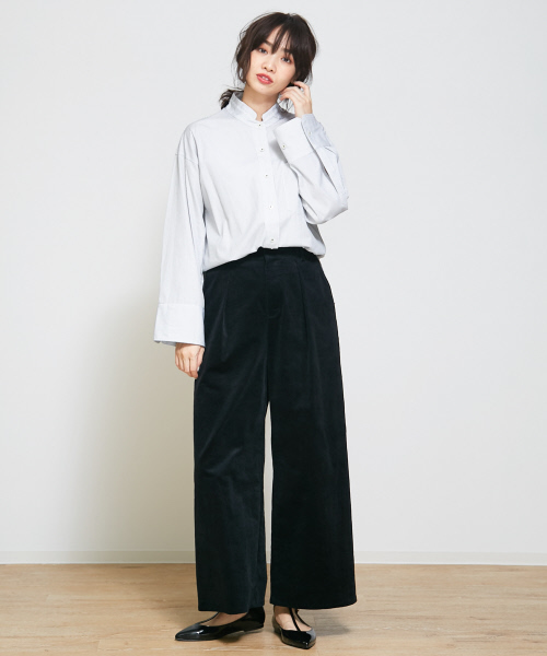 TICCA（ティッカ）の「TICCA バックスリットスタンドネックシャツ