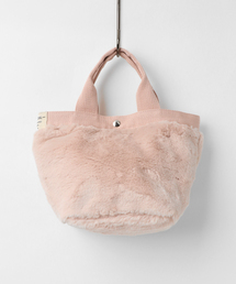 KOBE LETTUCE | 持つだけでシーズン感漂うモコモコBAG！ボリュームエコファートートバッグ/手提げ/鞄/レディース[B1102]神戸レタス(トートバッグ)