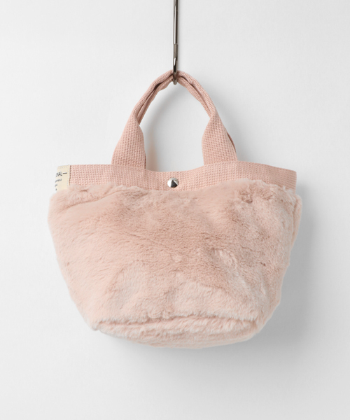 KOBE LETTUCE(コウベレタス)の「エコファートートバッグ(トートバッグ・レディース・ブラック/ベージュ/グレー/ピンク/アイボリー/モカ/レオパード・FREE)」の7枚目の写真