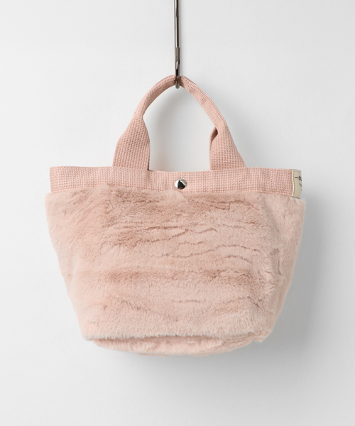 KOBE LETTUCE(コウベレタス)の「エコファートートバッグ(トートバッグ・レディース・ブラック/ベージュ/グレー/ピンク/アイボリー/モカ/レオパード・FREE)」の8枚目の写真