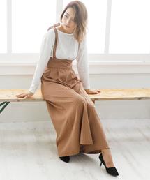 Doula Doula | ストライプワイドサロペット(サロペット/オーバーオール)