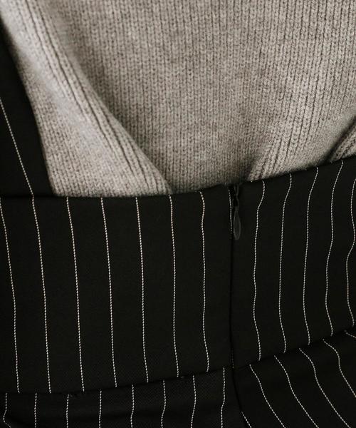 Doula Doula（ドゥーラドゥーラ）の「ストライプワイドサロペット（サロペット/オーバーオール・レディース・ベージュ/ブラック・M/L）」の7枚目の写真