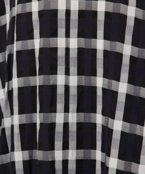 Andemiu（アンデミュウ）の「シアーチェックスカート785908（スカート・レディース・ネイビー/ホワイト・FREE）」の12枚目の写真