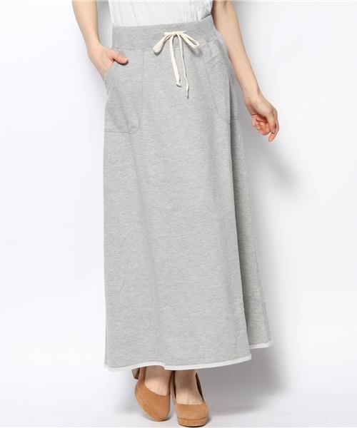 WEGO（ウィゴー）の「WEGO/裏毛マキシスカート（スカート・レディース・杢グレー/オートミール/ブルー/ネイビー・FREE）」の12枚目の写真