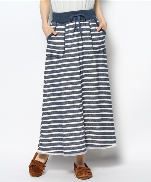 WEGO（ウィゴー）の「WEGO/裏毛マキシスカート（スカート・レディース・杢グレー/オートミール/ブルー/ネイビー・FREE）」の15枚目の写真