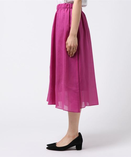 Tiara（ティアラ）の「ボリュームギャザーカラースカート（スカート・レディース・ブルーグリーン/ライラック/ピンク/イエロー・M/S）」の18枚目の写真