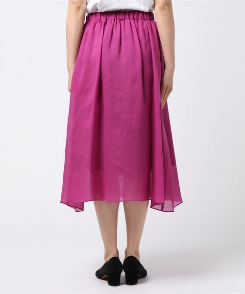 Tiara（ティアラ）の「ボリュームギャザーカラースカート（スカート・レディース・ブルーグリーン/ライラック/ピンク/イエロー・M/S）」の17枚目の写真