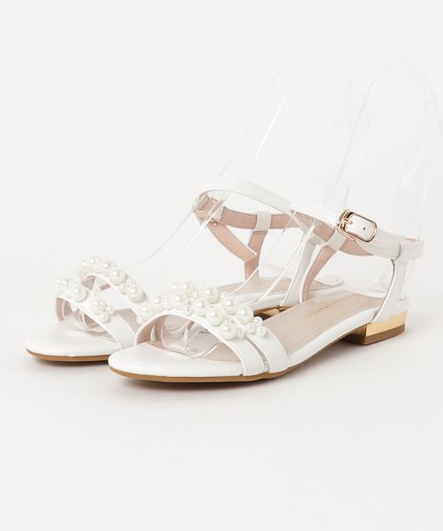 ORiental TRaffic（オリエンタルトラフィック）の「春夏★パールサンダル★8229（サンダル・レディース・ブラック/ホワイト・S/M/L/LL）」の5枚目の写真