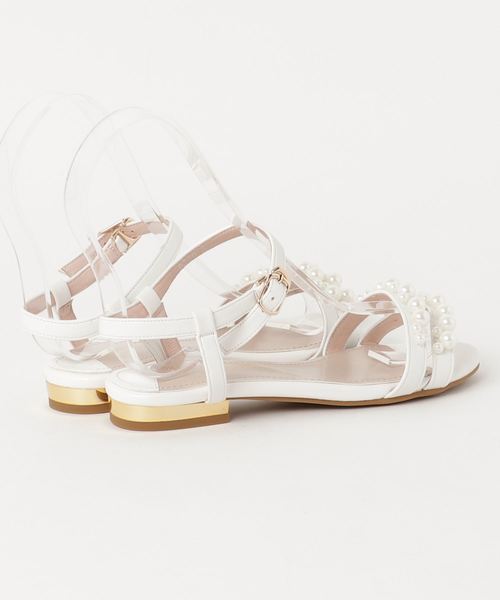 ORiental TRaffic（オリエンタルトラフィック）の「春夏★パールサンダル★8229（サンダル・レディース・ブラック/ホワイト・S/M/L/LL）」の3枚目の写真