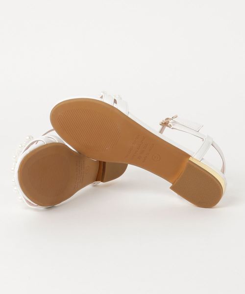 ORiental TRaffic（オリエンタルトラフィック）の「春夏★パールサンダル★8229（サンダル・レディース・ブラック/ホワイト・S/M/L/LL）」の4枚目の写真