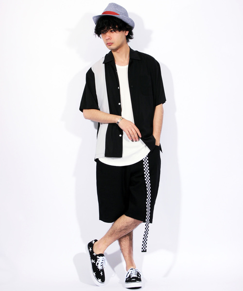 8(eight)(エイト)の「切替 半袖シャツ 開襟 ボーリングシャツ(シャツ/ブラウス・メンズ・A/B/C/D・MEDIUM/LARGE)」の8枚目の写真