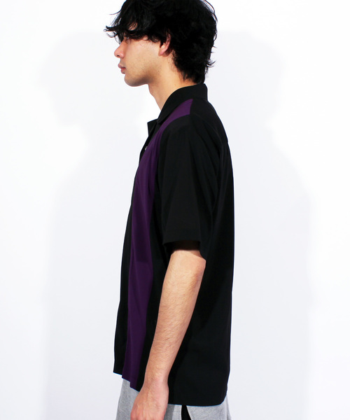 8(eight)(エイト)の「切替 半袖シャツ 開襟 ボーリングシャツ(シャツ/ブラウス・メンズ・A/B/C/D・MEDIUM/LARGE)」の9枚目の写真