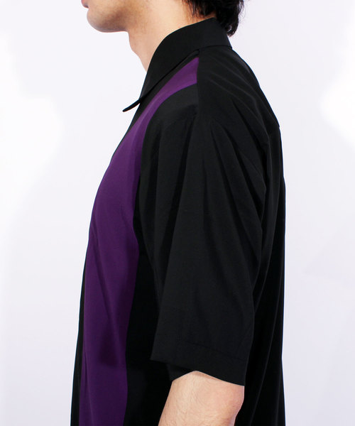 8(eight)(エイト)の「切替 半袖シャツ 開襟 ボーリングシャツ(シャツ/ブラウス・メンズ・A/B/C/D・MEDIUM/LARGE)」の13枚目の写真