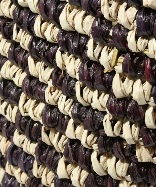 FIGARO Paris(フィガロパリ)の「SENSI STUDIO MAXI TOTE WOVEN マキシトートカゴバッグ(かごバッグ・レディース・オレンジ/ブラック・FREE)」の7枚目の写真