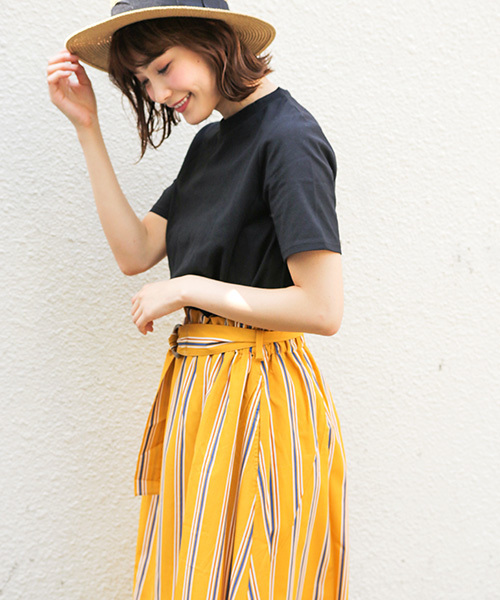 apres jour（アプレジュール）の「ドッキングワンピース【ZOZOTOWN限定アイテム】（ワンピース・レディース・ブラック/ベージュ/イエロー・フリー）」の17枚目の写真