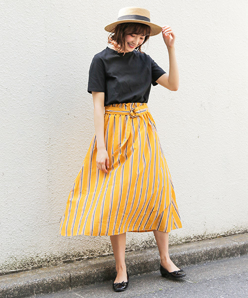 apres jour（アプレジュール）の「ドッキングワンピース【ZOZOTOWN限定アイテム】（ワンピース・レディース・ブラック/ベージュ/イエロー・フリー）」の20枚目の写真