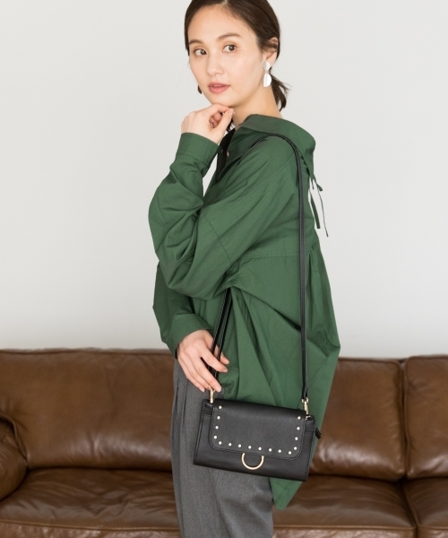 GLOBAL WORK（グローバルワーク）の「オサイフキノウショルダー/804837（ショルダーバッグ・レディース・ブラック/ベージュ/イエロー/ブルー・FREE）」の2枚目の写真