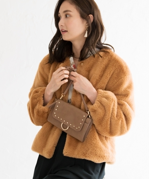 GLOBAL WORK（グローバルワーク）の「オサイフキノウショルダー/804837（ショルダーバッグ・レディース・ブラック/ベージュ/イエロー/ブルー・FREE）」の6枚目の写真