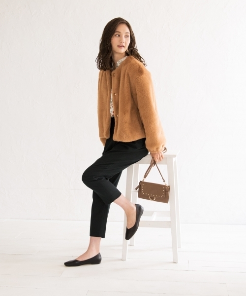 GLOBAL WORK（グローバルワーク）の「オサイフキノウショルダー/804837（ショルダーバッグ・レディース・ブラック/ベージュ/イエロー/ブルー・FREE）」の7枚目の写真