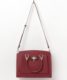 SAMANTHAVEGA | ビジュー＆リボン付トート 大◆(ハンドバッグ)