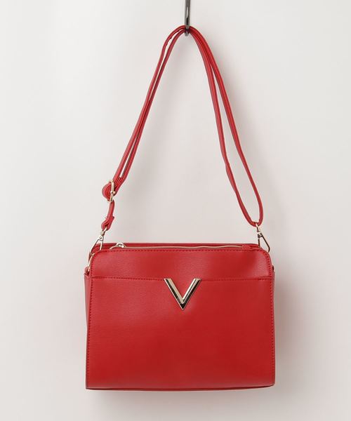 one way(ワンウェイ)の「Vシスターショルダー(ショルダーバッグ・レディース・ライトグレー/ボルドー/ダークブルー/ブラック・FREE)」の4枚目の写真