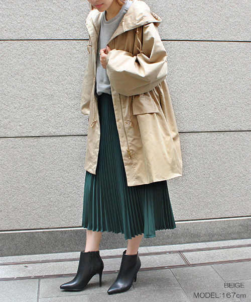 RANDA（ランダ）の「マウンテンコート（マウンテンパーカー・レディース・ベージュ/ネイビー/イエロー・FREE）」の2枚目の写真