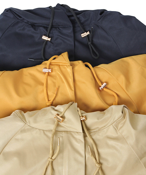 RANDA（ランダ）の「マウンテンコート（マウンテンパーカー・レディース・ベージュ/ネイビー/イエロー・FREE）」の10枚目の写真