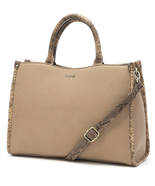 Ungrid（アングリッド）の「【Ungrid】スネークコンビトートBAG（トートバッグ・レディース・ブラック/ベージュ/グレー・FREE）」の17枚目の写真