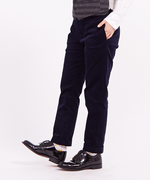 BEAMS BOY(ビームスボーイ)の「□BEAMS BOY / コーデュロイ スラックス9分丈(その他パンツ・レディース・ブラウン/ワイン/ネイビー・0/1)」の3枚目の写真