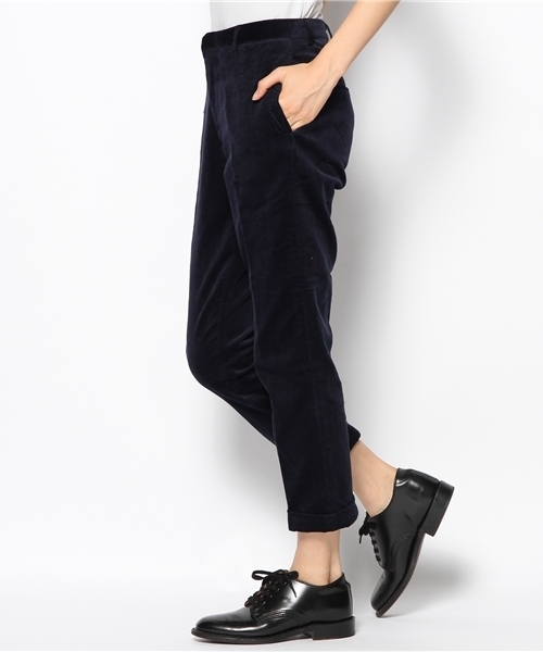 BEAMS BOY(ビームスボーイ)の「□BEAMS BOY / コーデュロイ スラックス9分丈(その他パンツ・レディース・ブラウン/ワイン/ネイビー・0/1)」の4枚目の写真