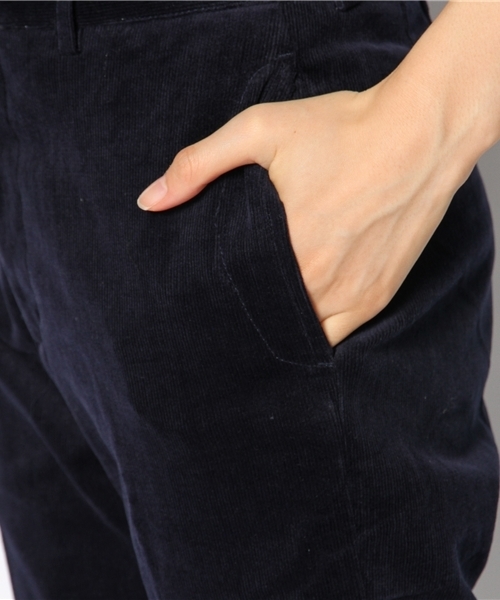 BEAMS BOY(ビームスボーイ)の「□BEAMS BOY / コーデュロイ スラックス9分丈(その他パンツ・レディース・ブラウン/ワイン/ネイビー・0/1)」の8枚目の写真