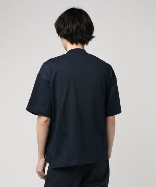 fitfor（フィットフォー）の「【fit for】fit for SOLID BASE MENS MOCK NECK（Tシャツ/カットソー・メンズ・ネイビー/ブラック/ホワイト・SMALL/MEDIUM）」の4枚目の写真