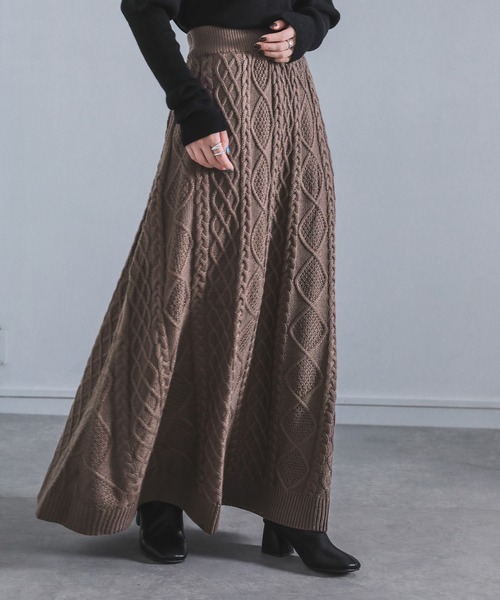 ムータマリン　ニットスカート muta（ムータ） muta MARINE マリン スカート 3LAYER ボンディング