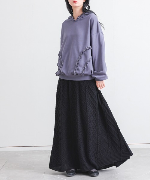 ケーブルニットスカート』（スカート）｜somari imagination（ソマリ