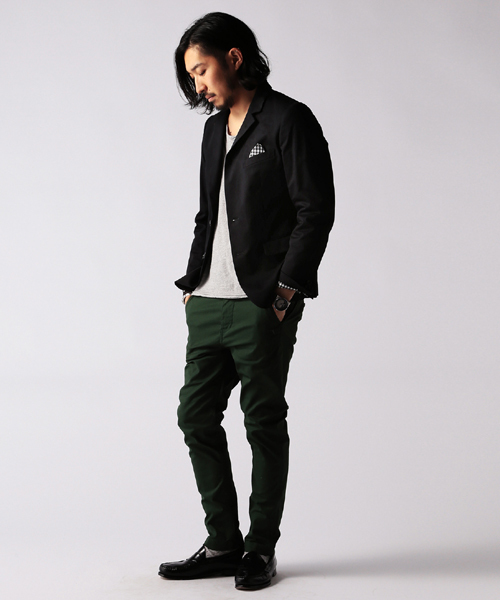 BEAMS（ビームス）の「□BEAMS / ストレッチテーパーチノ/（チノパンツ・メンズ・ベージュ/ネイビー/ワイン/グリーン・SMALL/MEDIUM/LARGE/X-LARGE）」の18枚目の写真