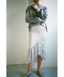 CLANE | PETIT FLOWER FRILL SKIRT(スカート)